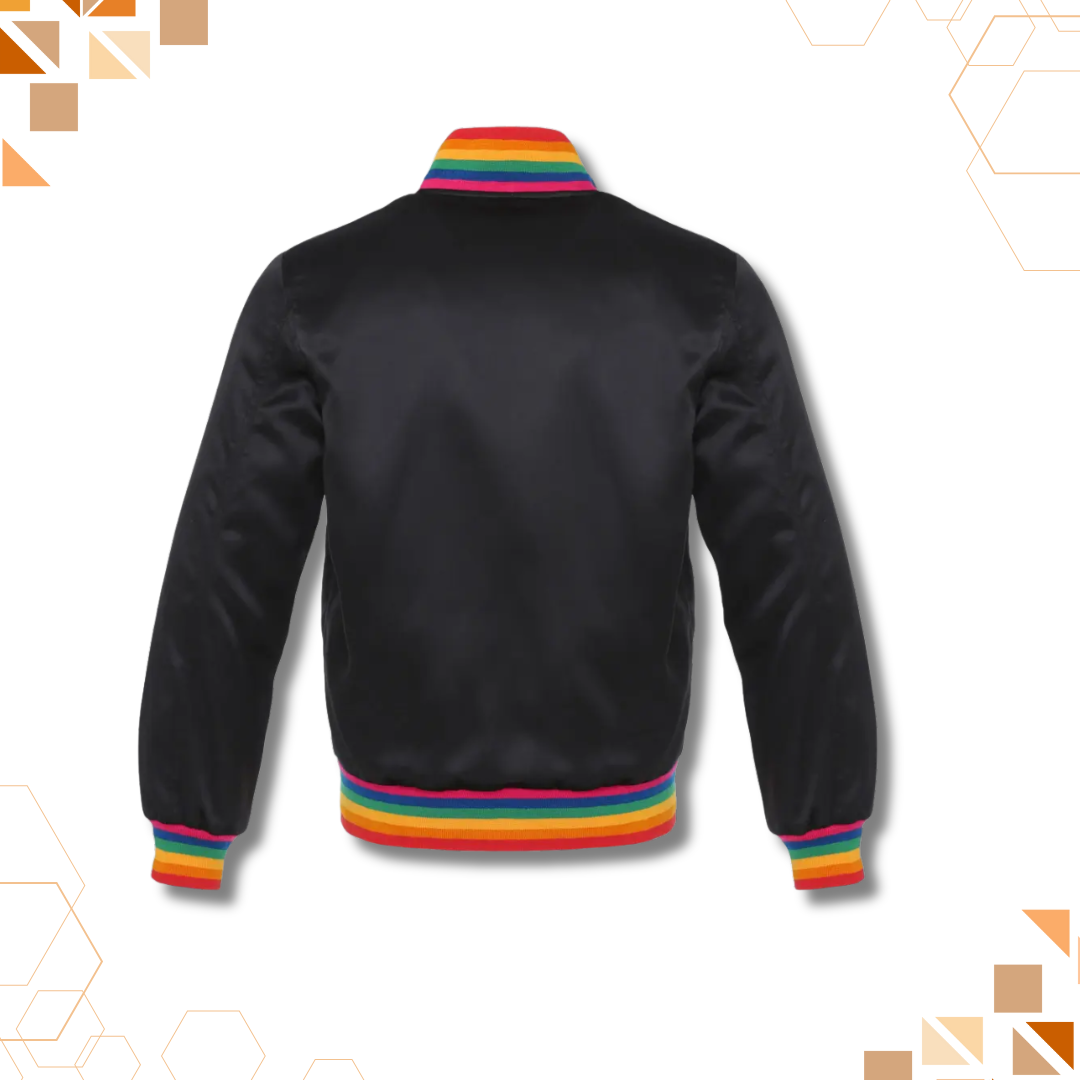 SATIN BLACK/ RAINBOW