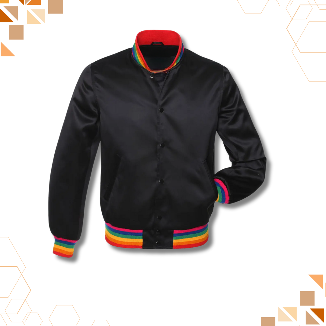 SATIN BLACK/ RAINBOW